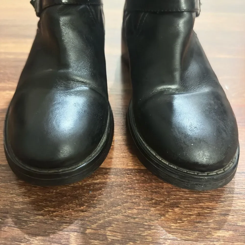 Aquatalia Black Quilted Leather Boots